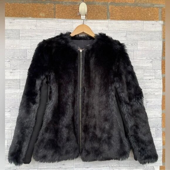 Clover Canyon Chandelier Print Blazer Jacket reversible faux fur medium - Picture 11 of 16